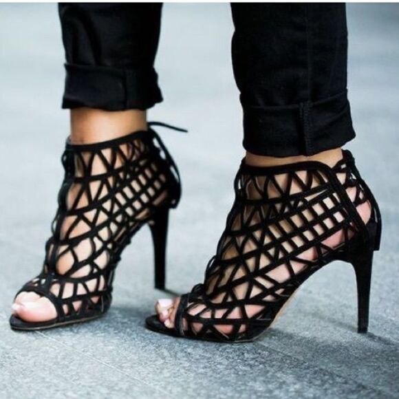 Zara Caged Heels - Picture 3 of 3